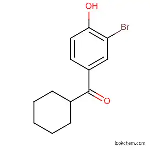 Molecular Structure of 81066-15-1 (Methanone, (3-bromo-4-hydroxyphenyl)cyclohexyl-)