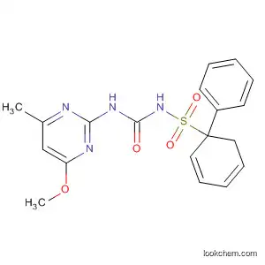 Molecular Structure of 81403-62-5 ([1,1'-Biphenyl]-2-sulfonamide,
N-[[(4-methoxy-6-methyl-2-pyrimidinyl)amino]carbonyl]-)