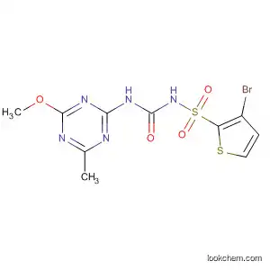 Molecular Structure of 81417-70-1 (2-Thiophenesulfonamide,
3-bromo-N-[[(4-methoxy-6-methyl-1,3,5-triazin-2-yl)amino]carbonyl]-)