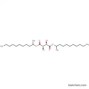Molecular Structure of 82052-73-1 (Butanedioic acid, 2,3-dihydroxy- (2R,3R)-, bis(1-methyldecyl) ester)
