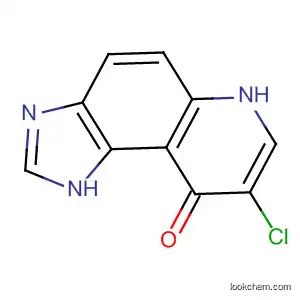 Molecular Structure of 82723-53-3 (9H-Imidazo[4,5-f]quinolin-9-one, 8-chloro-1,6-dihydro-)