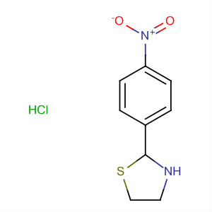 Thiazolidine, 2-(4-nitrophenyl)-, monohydrochloride