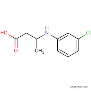 Molecular Structure of 83674-21-9 (Butanoic acid, 3-[(3-chlorophenyl)amino]-)