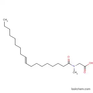 Molecular Structure of 84435-17-6 (Glycine, N-methyl-N-(1-oxo-9-octadecenyl)-, (E)-)