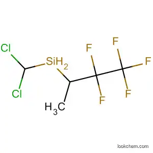 Molecular Structure of 84442-92-2 (Silane, dichloromethyl(2,2,3,3,3-pentafluoro-1-methylpropyl)-)
