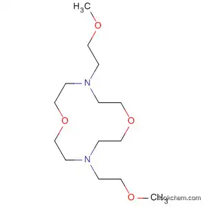 Molecular Structure of 85726-93-8 (1,7-Dioxa-4,10-diazacyclododecane, 4,10-bis(2-methoxyethyl)-)