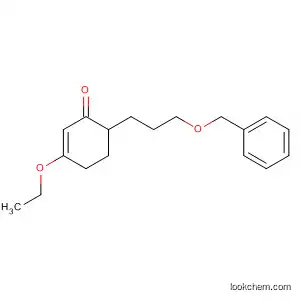 Molecular Structure of 86616-76-4 (2-Cyclohexen-1-one, 3-ethoxy-6-[3-(phenylmethoxy)propyl]-)