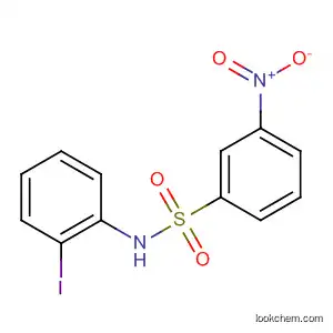 Molecular Structure of 87317-03-1 (Benzenesulfonamide, N-(2-iodophenyl)-3-nitro-)