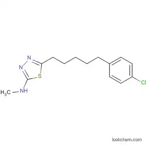 5-[5-(4-Chlorophenyl)pentyl]-N-methyl-1,3,4-thiadiazol-2-amine