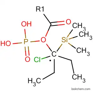 Molecular Structure of 87781-74-6 (Phosphonic acid, [chloro(trimethylsilyl)methyl]-, diethyl ester)