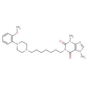 1H-Purine-2,6-dione,  3,7-dihydro-1-[7-[4-(2-methoxyphenyl)-1-piperazinyl]heptyl]-3,7-dimethyl  -