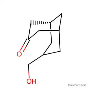 Molecular Structure of 87801-68-1 (Bicyclo[3.3.1]nonan-3-one, 7-(hydroxymethyl)-, endo-)