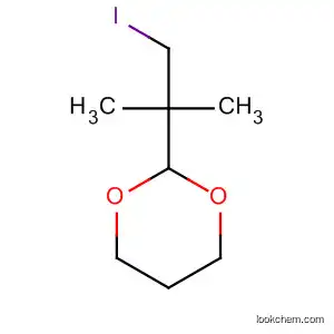 Molecular Structure of 87802-25-3 (1,3-Dioxane, 2-(2-iodo-1,1-dimethylethyl)-)