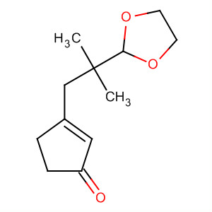 2-Cyclopenten-1-one, 3-[2-(1,3-dioxolan-2-yl)-2-methylpropyl]-
