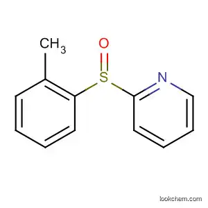 Molecular Structure of 87905-09-7 (Pyridine, 2-[(2-methylphenyl)sulfinyl]-)
