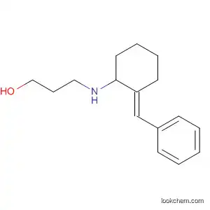 Molecular Structure of 87908-54-1 (1-Propanol, 3-[[2-(phenylmethylene)cyclohexyl]amino]-, (E)-)