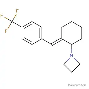 Molecular Structure of 87908-71-2 (Azetidine, 1-[2-[[4-(trifluoromethyl)phenyl]methylene]cyclohexyl]-, (E)-)