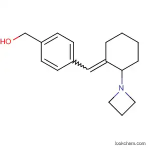 Molecular Structure of 87908-95-0 (Benzenemethanol, 4-[[2-(1-azetidinyl)cyclohexylidene]methyl]-, (E)-)