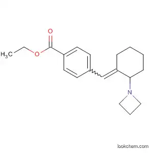 Molecular Structure of 87908-98-3 (Benzoic acid, 4-[[2-(1-azetidinyl)cyclohexylidene]methyl]-, ethyl ester,
(E)-)