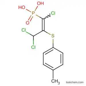 Molecular Structure of 87909-86-2 (Phosphonic dichloride, [3-chloro-2-[(4-methylphenyl)thio]-1-propenyl]-)
