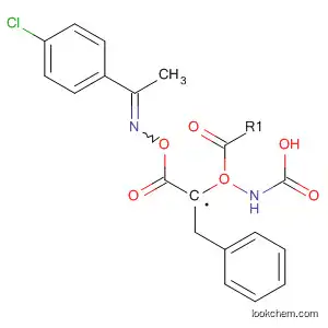 Molecular Structure of 87974-70-7 (Carbamic acid,
[2-[[[1-(4-chlorophenyl)ethylidene]amino]oxy]-2-oxoethyl]-, phenylmethyl
ester, (E)-)