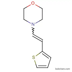 Molecular Structure of 87974-99-0 (Morpholine, 4-[2-(2-thienyl)ethenyl]-)