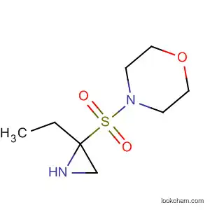 Molecular Structure of 87975-39-1 (Morpholine, 4-[(1-ethyl-2-aziridinyl)sulfonyl]-)