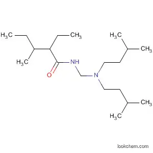 Pentanamide, N-[[bis(3-methylbutyl)amino]methyl]-2-ethyl-3-methyl-