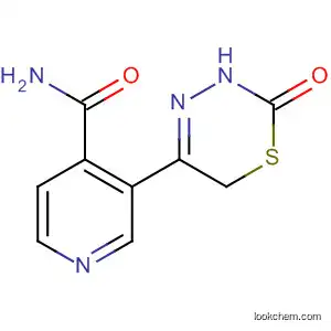 Molecular Structure of 88038-30-6 (4-Pyridinecarboxamide, 3-(3,6-dihydro-2-oxo-2H-1,3,4-thiadiazin-5-yl)-)