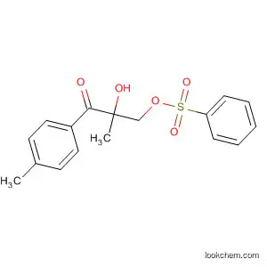 Molecular Structure of 88044-45-5 (1-Propanone,
2-hydroxy-2-methyl-1-(4-methylphenyl)-3-[(phenylsulfonyl)oxy]-)