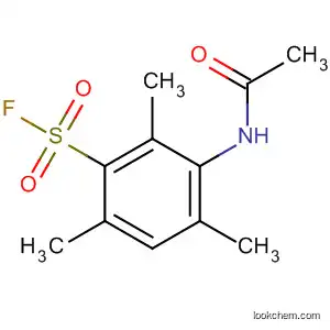 Molecular Structure of 88184-09-2 (Benzenesulfonyl fluoride, 3-(acetylamino)-2,4,6-trimethyl-)