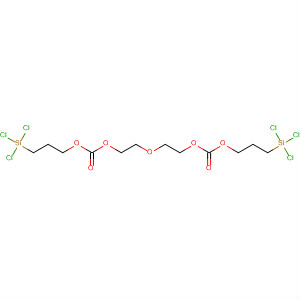 5,7,10,13-Tetraoxa-1-silatetradecan-14-oic acid, 1,1,1-trichloro-6-oxo-,  3-(trichlorosilyl)propyl ester