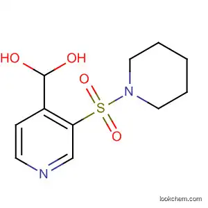 Molecular Structure of 88184-92-3 (Piperidine, 1-[[4-(dihydroxymethyl)-3-pyridinyl]sulfonyl]-)