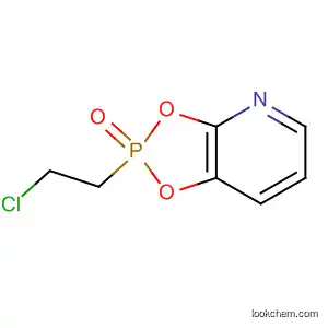 Molecular Structure of 88185-24-4 (1,3,2-Dioxaphospholo[4,5-b]pyridine, 2-(2-chloroethyl)-, 2-oxide)