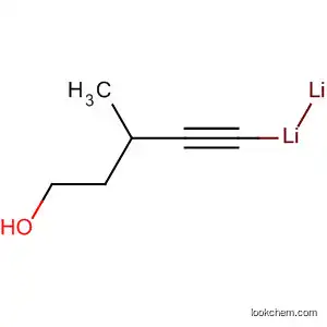 Molecular Structure of 88223-57-8 (Lithium, (5-hydroxy-3-methyl-1-pentynyl)-, lithium salt)