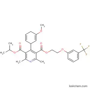 Molecular Structure of 88249-99-4 (3,5-Pyridinedicarboxylic acid,
1,4-dihydro-4-(3-methoxyphenyl)-2,6-dimethyl-, 1-methylethyl
2-[3-(trifluoromethyl)phenoxy]ethyl ester)