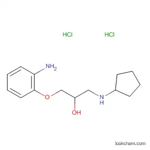 Molecular Structure of 88250-10-6 (2-Propanol, 1-(2-aminophenoxy)-3-(cyclopentylamino)-, dihydrochloride)