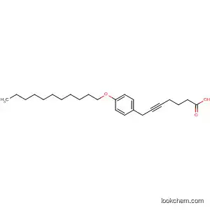 5-Heptynoic acid, 7-[4-(undecyloxy)phenyl]-