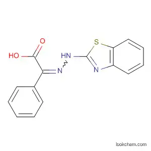 Molecular Structure of 88281-98-5 (Benzeneacetic acid, a-(2-benzothiazolylhydrazono)-)