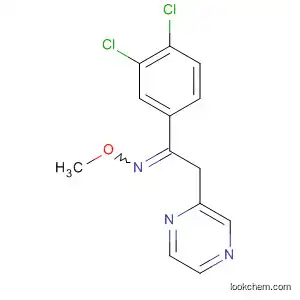Molecular Structure of 88283-20-9 (Ethanone, 1-(3,4-dichlorophenyl)-2-pyrazinyl-, O-methyloxime)