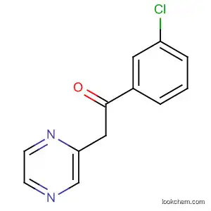 Molecular Structure of 88283-33-4 (Ethanone, 1-(3-chlorophenyl)-2-pyrazinyl-)