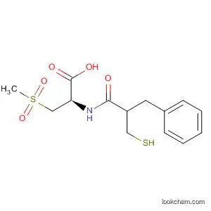 Molecular Structure of 88389-38-2 (L-Alanine,
N-[2-(mercaptomethyl)-1-oxo-3-phenylpropyl]-3-(methylsulfonyl)-)