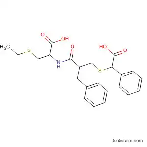 Molecular Structure of 88389-43-9 (Benzeneacetic acid,
a-[[3-[[1-carboxy-2-(ethylthio)ethyl]amino]-3-oxo-2-(phenylmethyl)propyl]
thio]-)
