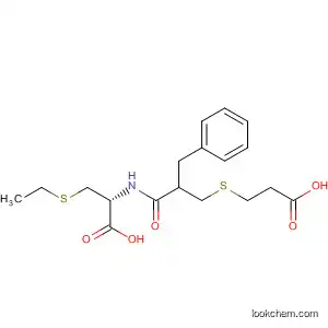 Molecular Structure of 88389-45-1 (L-Cysteine,
N-[2-[[(2-carboxyethyl)thio]methyl]-1-oxo-3-phenylpropyl]-S-ethyl-)