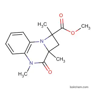 Molecular Structure of 88392-64-7 (1H-Azeto[1,2-a]quinoxaline-1-carboxylic acid,
2,2a,3,4-tetrahydro-1,2a,4-trimethyl-3-oxo-, methyl ester, trans-)