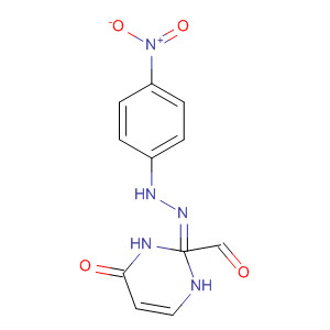 2-Pyrimidinecarboxaldehyde, 1,4-dihydro-4-oxo-,  2-[(4-nitrophenyl)hydrazone]