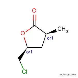 Molecular Structure of 88431-19-0 (2(3H)-Furanone, 5-(chloromethyl)dihydro-3-methyl-, cis-)