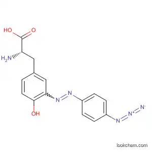 Molecular Structure of 88580-53-4 (L-Tyrosine, 3-[(4-azidophenyl)azo]-)