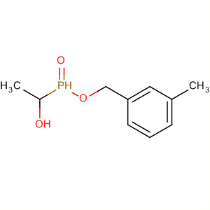 Phosphinic acid, (1-hydroxyethyl)-, (3-methylphenyl)methyl ester