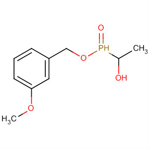 Phosphinic acid, (1-hydroxyethyl)-, (3-methoxyphenyl)methyl ester